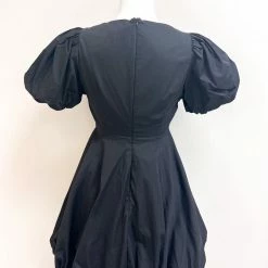 Vintage Shop Molly Dress- Black CLOTHING