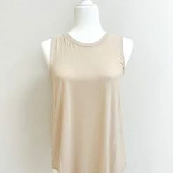 HYFVE Piper Tank Top- Khaki CLOTHING