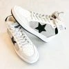 Vintage Havana Dream High Top Sneakers- Black/Rhinestone SHOES