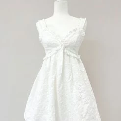 Lena Allie Dress- White