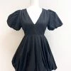 Vintage Shop Molly Dress- Black CLOTHING
