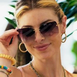 DIFF EYEWEAR GIFTS BREE- BROWN GRADIENT