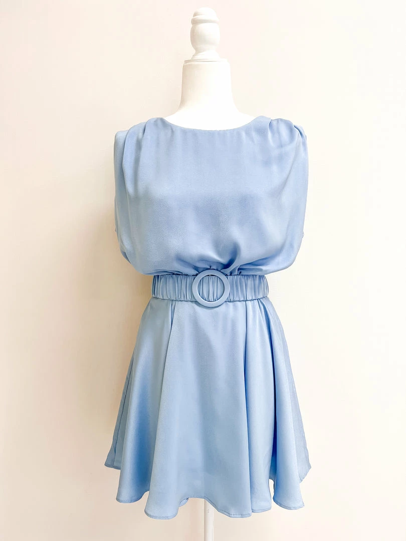Mustard Seed CLOTHING Gabbi Dress- Blue