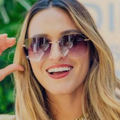 DIFF EYEWEAR GIFTS BREE- BROWN GRADIENT