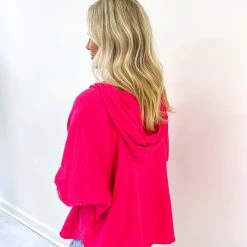 Vace Clothing Hillary Top- Pink