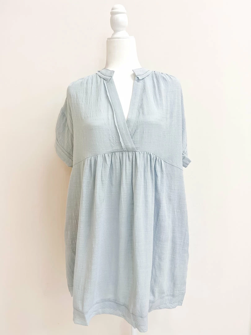 Before You Collection CLOTHING Karlie Dress- Blue
