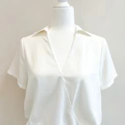 Do + Be Collection CLOTHING Ruthie Bodysuit- White