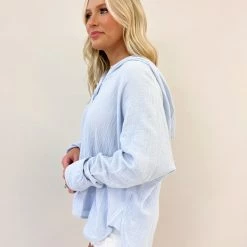 Before You Collection Hillary Top- Blue