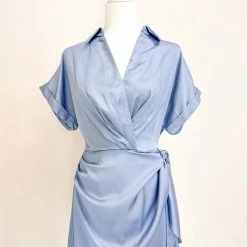 Mustard Seed Mary Romper- Blue CLOTHING