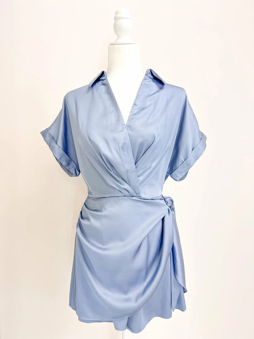 Mustard Seed Mary Romper- Blue CLOTHING