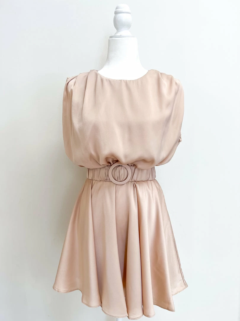 Mustard Seed Gabbi Dress- Taupe
