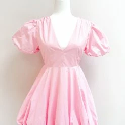 Vintage Shop Molly Dress- Pink CLOTHING