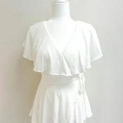 Do + Be Collection CLOTHING Saige Romper- White