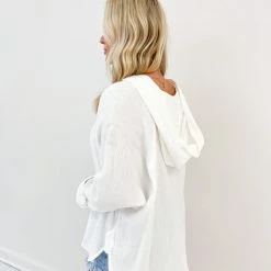 Before You Collection CLOTHING Hillary Top- White