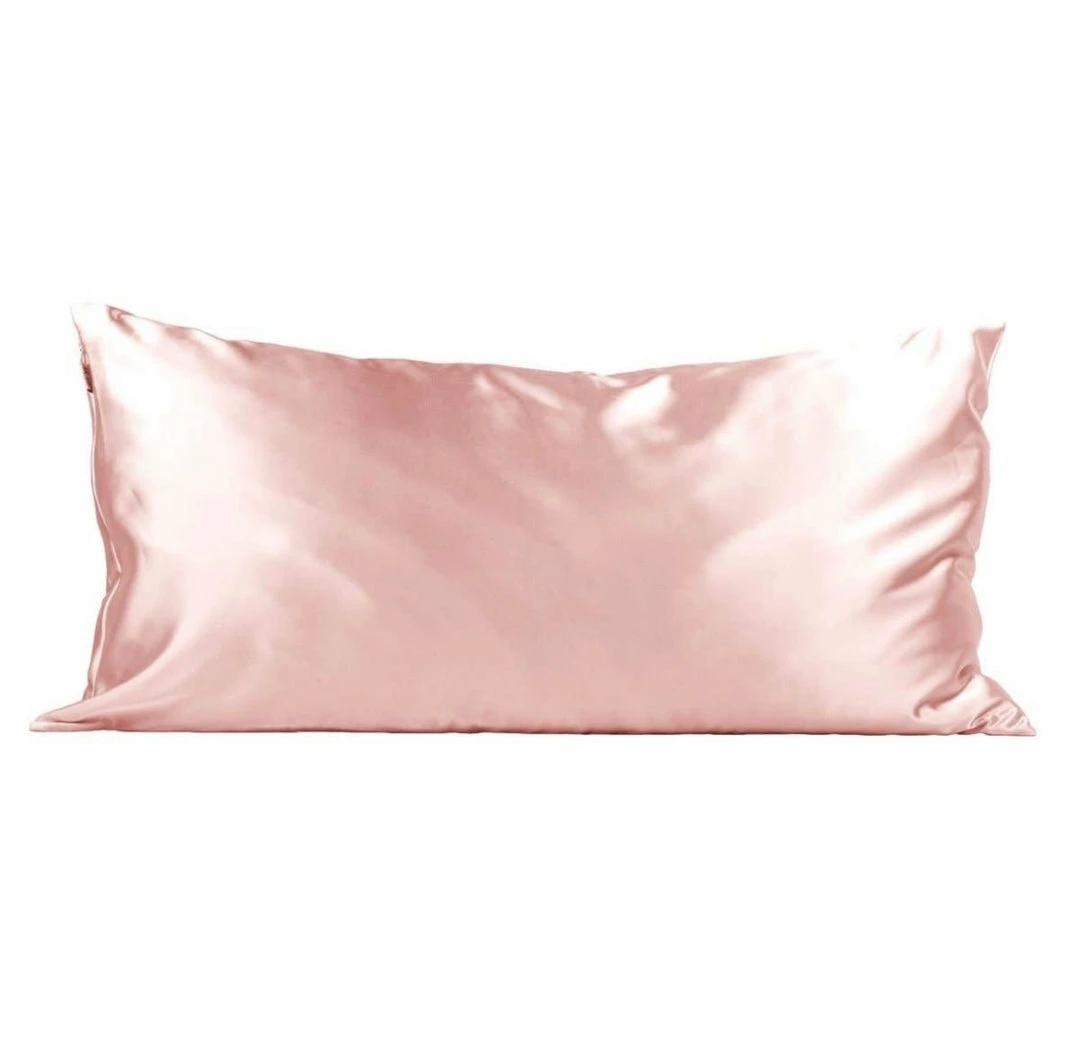 KITSCH King Satin Pillow Case- Blush