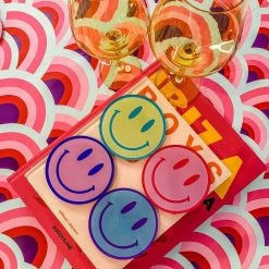 Tart By Taylor GIFTS Smiley Face Coaster