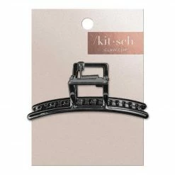 GIFTS KITSCH Hematite Bar Clip