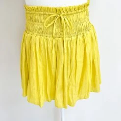 Do + Be Corey Skort- Lime CLOTHING