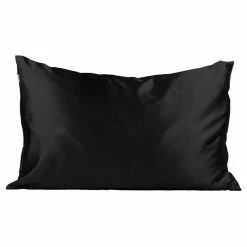 GIFTS KITSCH Satin Pillowcase- Black